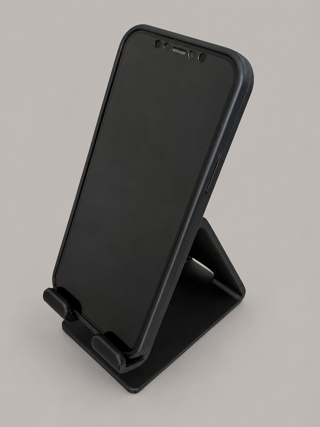 Minimalistyczny stojak na telefon