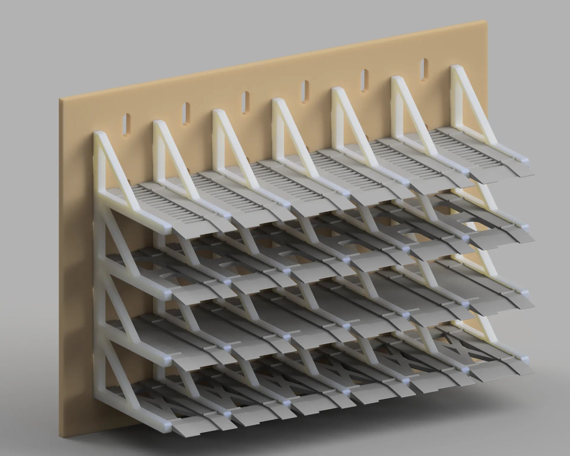 Garaż wielopoziomowy do IKEA SKÅDIS na modele 1:64