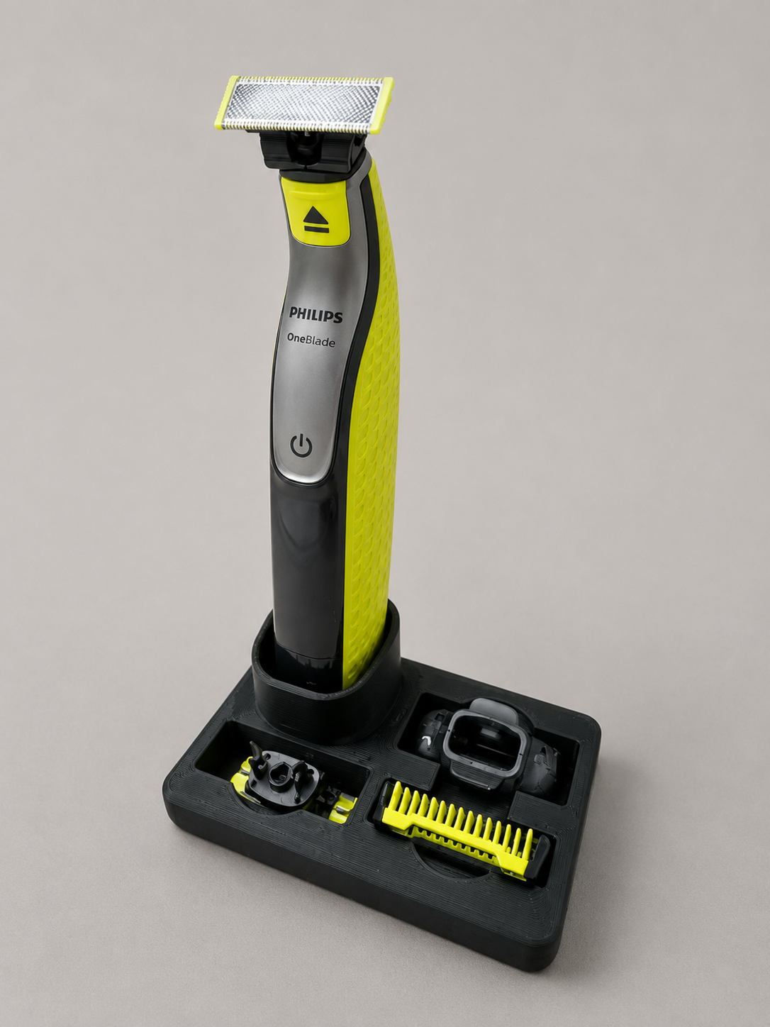 Stojak na maszynkę do golenia OneBlade (z uchwytami na końcówki)